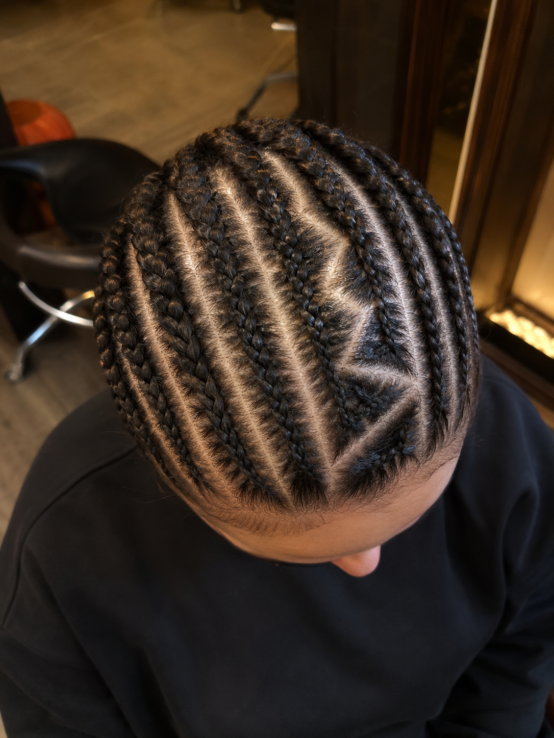 Cornrows desen detayı — Ladda Studio Beşiktaş İstanbul